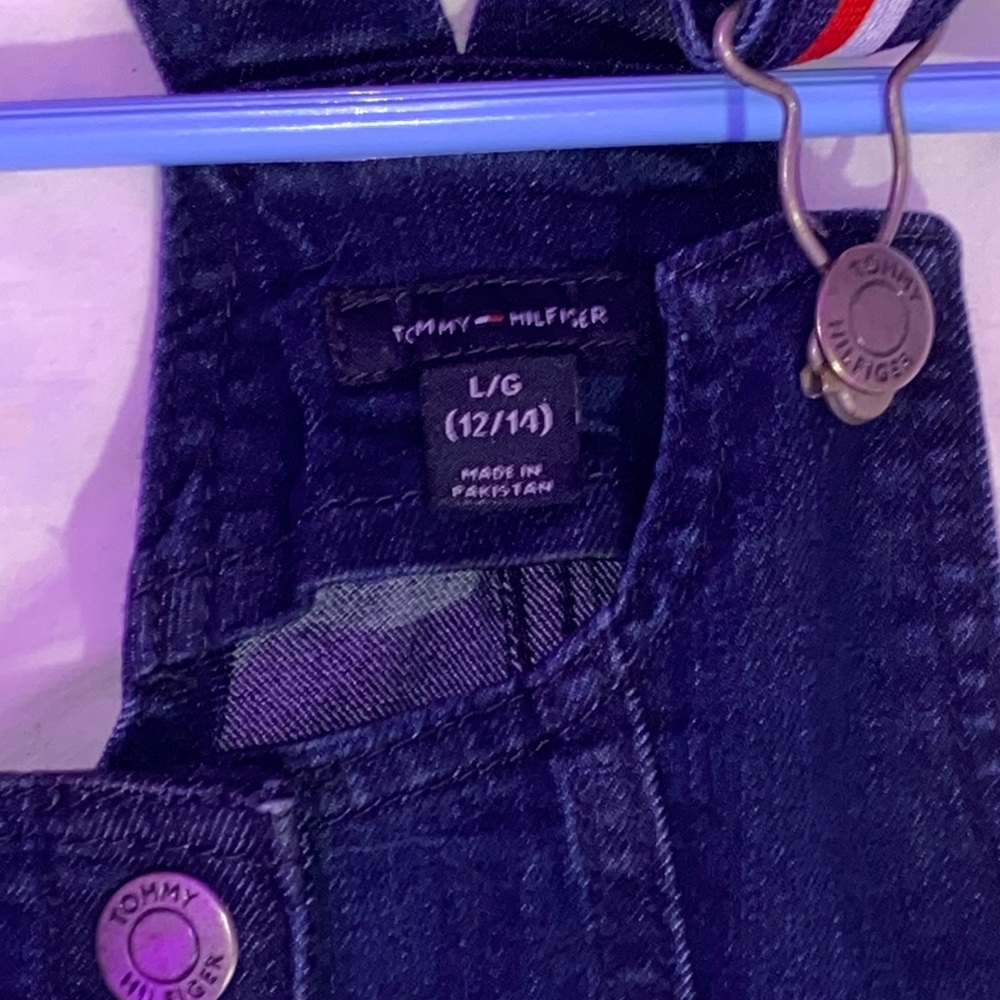 Tommy hilfiger overall dress youth large